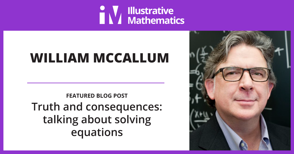 Truth and consequences: talking about solving equations