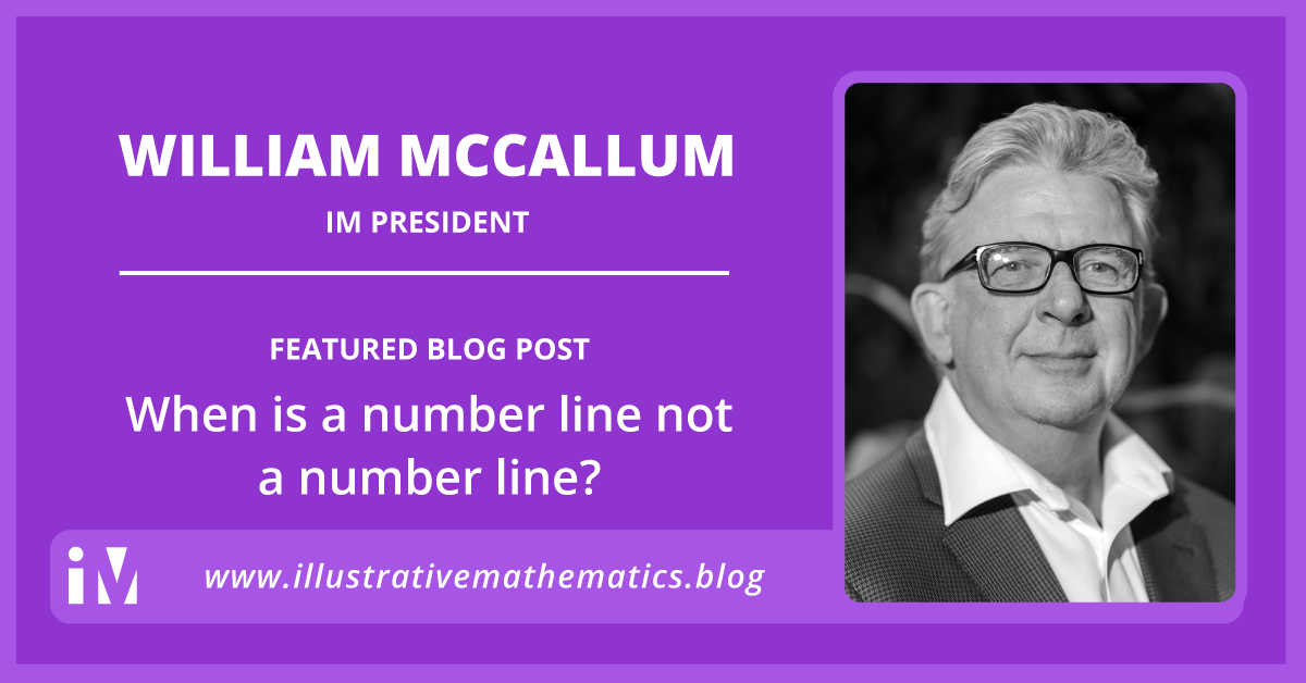 When is a number line not a number line?