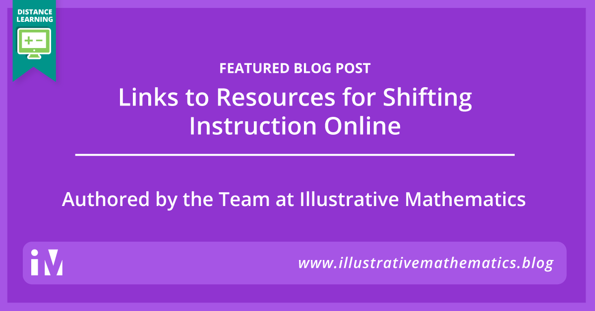 Links to Resources for Shifting Instruction Online