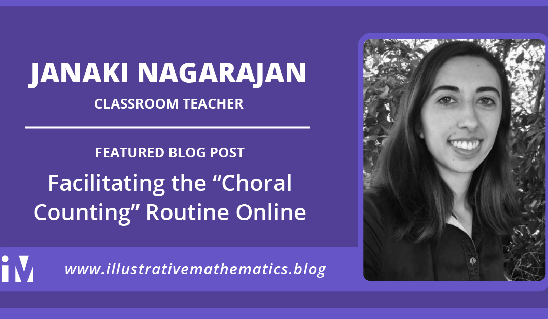 Facilitating the “Choral Counting” Routine Online