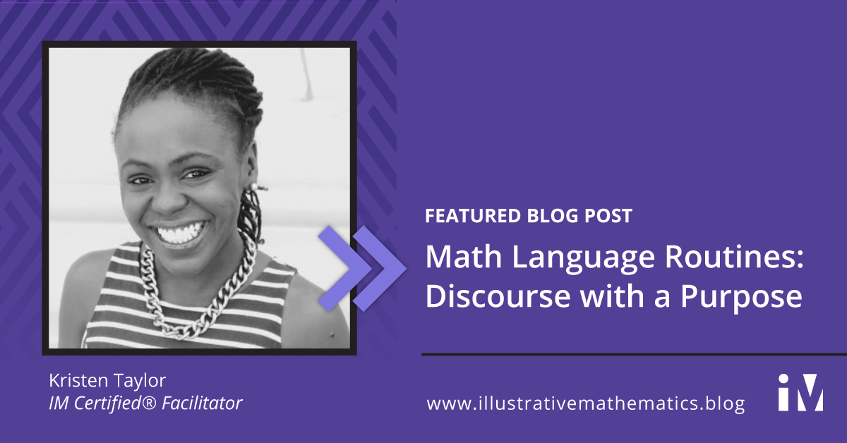 Math Language Routines: Discourse with a Purpose