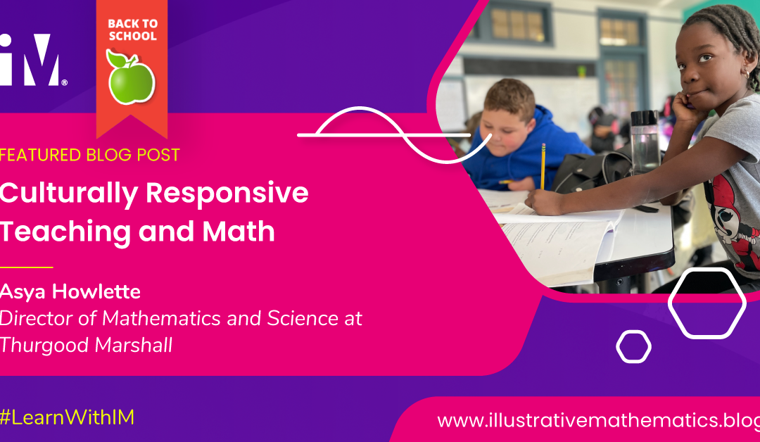 Culturally Responsive Teaching and Math