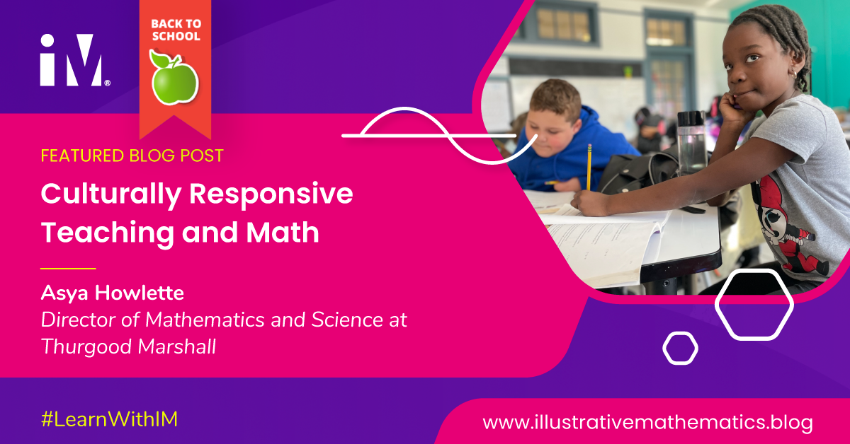 Culturally Responsive Teaching and Math