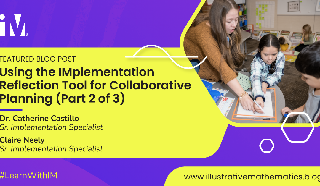 Using the IMplementation Reflection Tool for Collaborative Planning (Part 2 of 3)