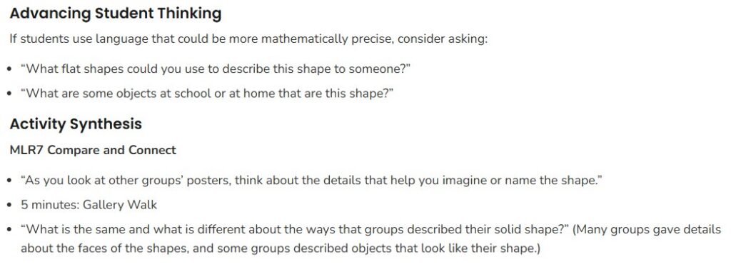 Advanced Student Thinking